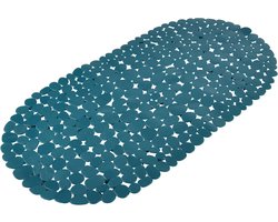 Wicotex - Badmat Antislip voor in bad - Kleur Blauw groen - Afmeting 36x69cm