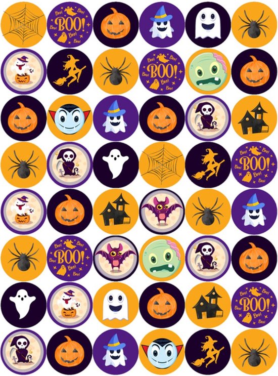 Halloween Stickers – 96 Stickers – 2 Stickervellen Traktatie ...
