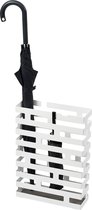 Porte-parapluie Yamazaki Umbrella Stand - Brique Rectangulaire blanc - acier inoxydable