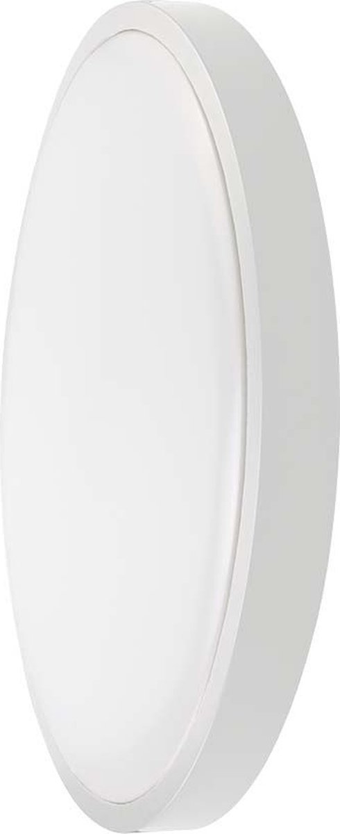 V-TAC VT-8618W-RD LED Ronde Plafondlamp - IP44 - Wit - 18W - 1800 Lumen - 3000K - 225MM
