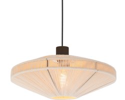 EGLO Orimini Hanglamp - E27 - Ø 38 cm - Crème/Brons - Textiel