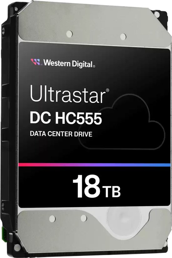 Western Digital Ultrastar DC HC555 interne harde schijf 18 TB 7200 RPM 512 MB 3.5" SAS3 — afbeelding 2