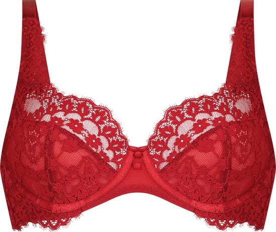 Hunkemöller Dames Lingerie Niet-voorgevormde beugel bh Daisy - Rood - maat C85