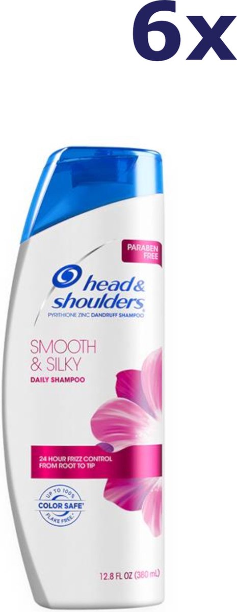 Head & Shoulders Shampoo - Smooth & Silky 6 X 400ml VOORDEELVERPAKKING