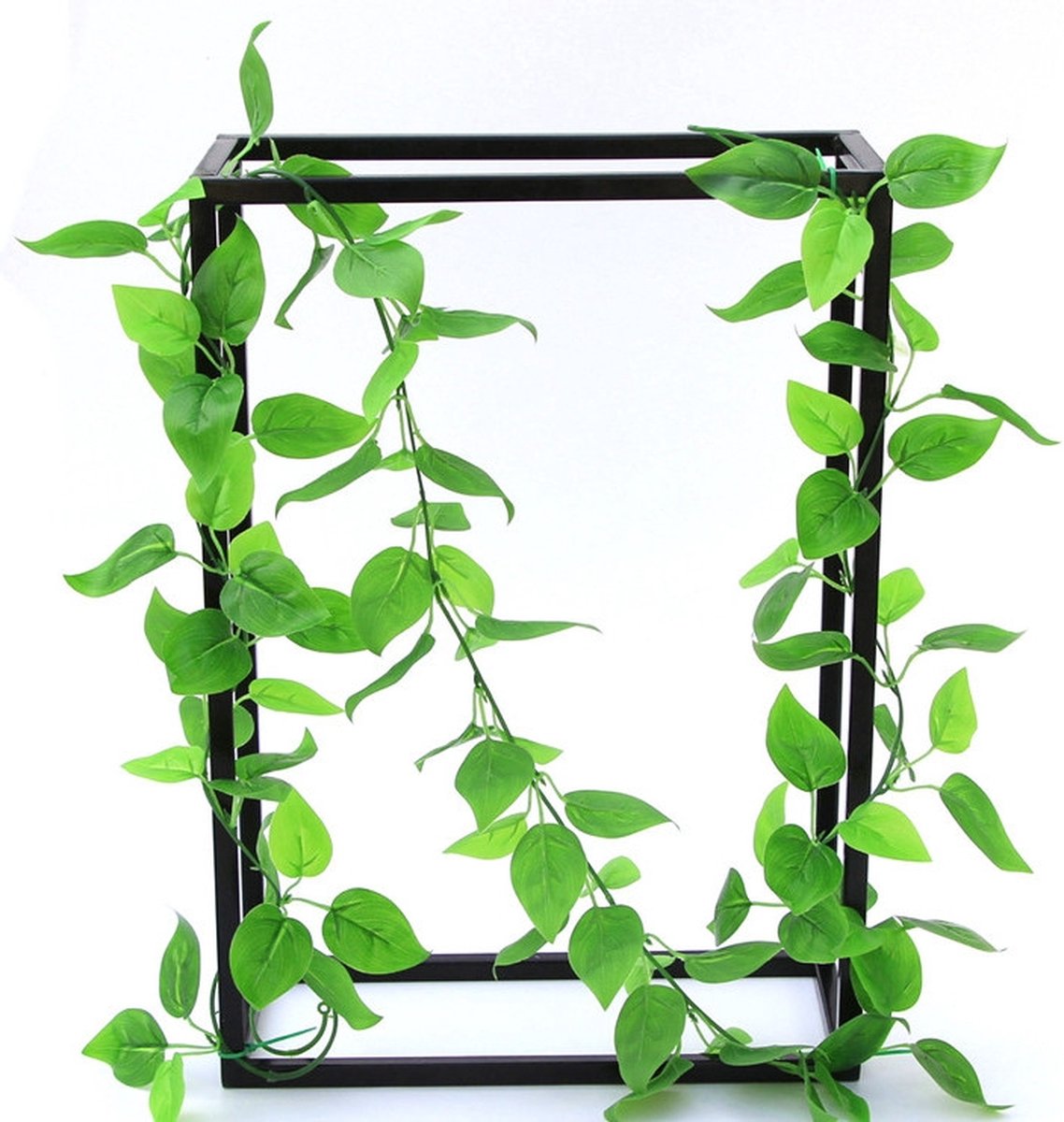 Shagam Scindapsus Kunstplant - 2 Stuks - 220 cm - 99 Bladeren - Voor Binnen en Buiten Groen