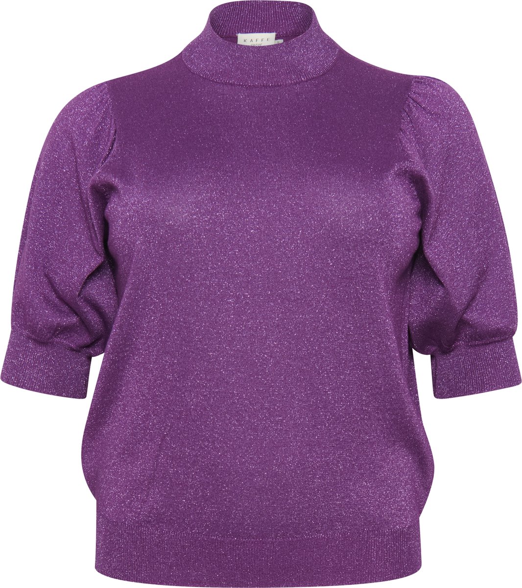 Kaffe Curve KCregittamTurtleneck Dames Top -Gloxinia