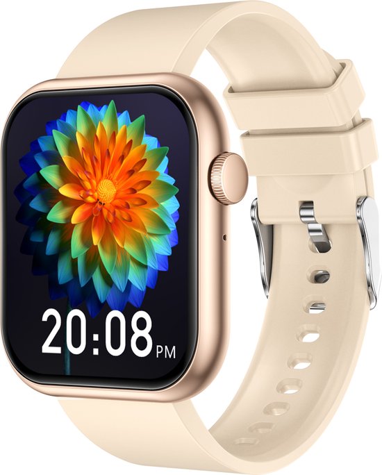 Voltic Smartwatch Goud Dames Sporthorloge Android iOS Waterdicht Horloge . bol