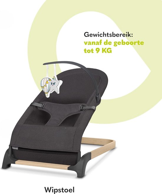 Lexium Elektrische wipstoel - Baby swing elektrisch - Elektrische schommelstoel - Elektrische schommelstoel baby van Lexium — afbeelding 5