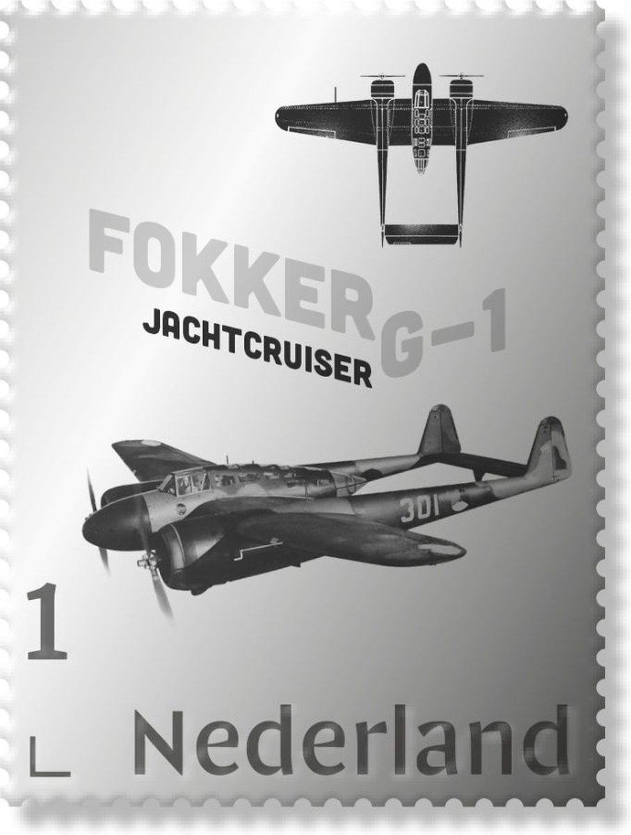 Fokker G-1 - Zilveren Postzegel