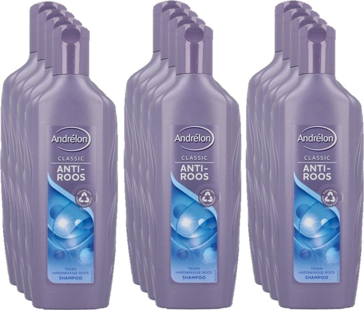 Andrelon Shampoo - Anti-Roos - Voordeelverpakking 12 x 300 ml
