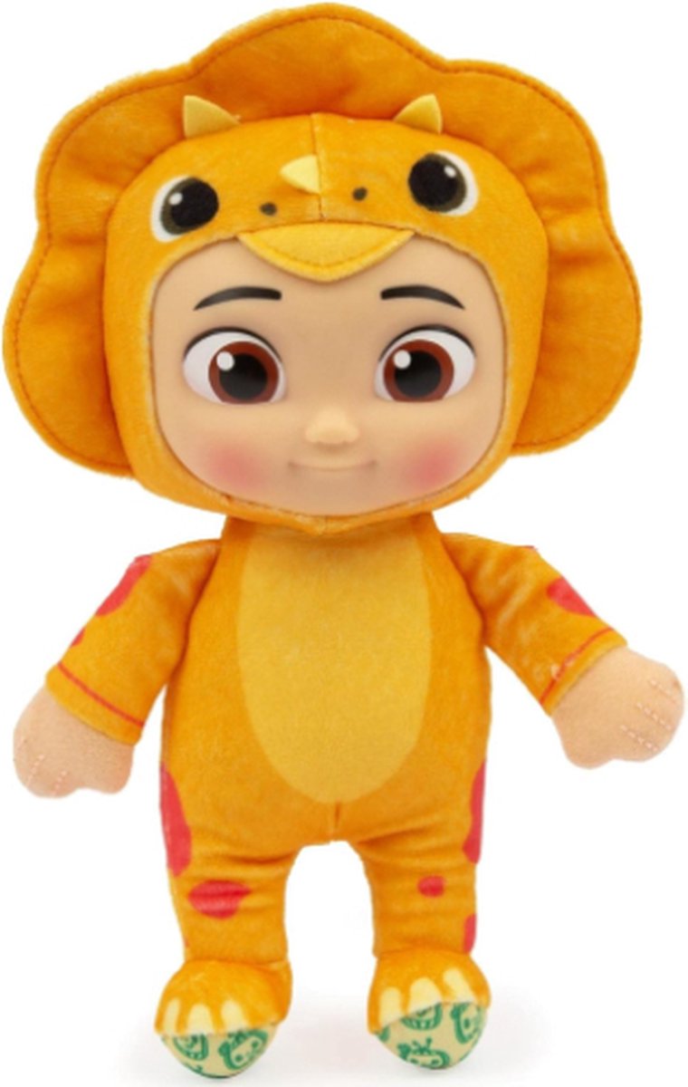 Cece (Oranje) CoComelon Pluche Knuffel 20 cm - Speelgoed Knuffels voor Kinderen Jongens Meisjes Baby - Coco melon Speelgoed Pop Cadeau