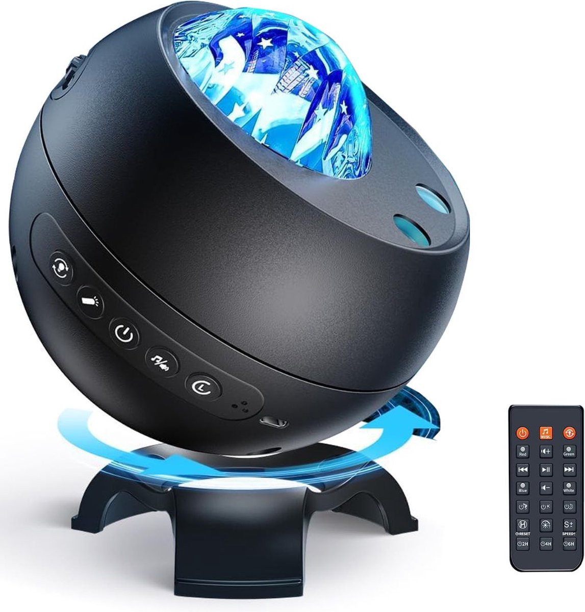 MKSS® Sterren Projector - Galaxy Projector - Sterrenhemel - Zwart