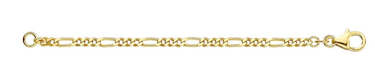 Fjory 4mm Figaro armband 19cm