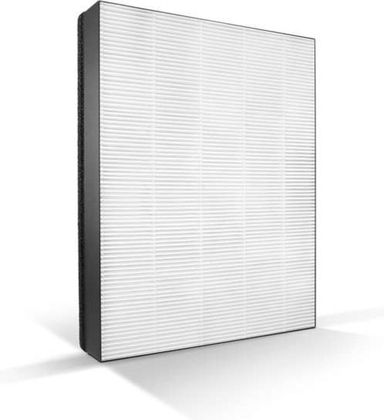 Philips Origineel Vervangingsfilter voor Luchtreiniger 800 Serie AC0830, AC0850, HEPA NanoProtect Actieve Kool, 12 Maanden Levensduur (FY0293/30