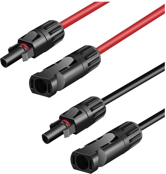 MC4 Solar kabels (2 stuks) - 5 meter - zonnepaneel aansluitkabels - Solar verlengkabel - 4mm2 kabel van XOLTA — afbeelding 5