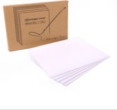 100 Vellen) A4 Thermisch Papier Opvouwbaar, BPA-vrij, Sneldrogend Thermisch Printpapier, Geschikt voor Meeste A4 Thermische Printers – Voor Documenten, Webpagina's & Foto's