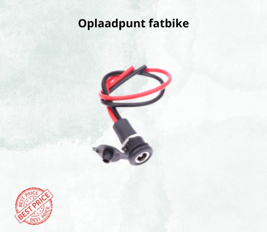 Oplaadpunt Fatbike Accu Kabel – Veilig, Duurzaam, Eenvoudig Installeren voor Elektrische Fiets en Step