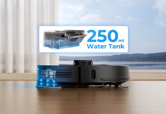 Uwant Robot Stofzuiger U100 Lite Met Dweil En Laadstation Inbegrepen