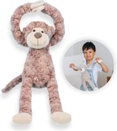 Happy Horse Knuffel Aap Hanging Monkey Beige 85 cm