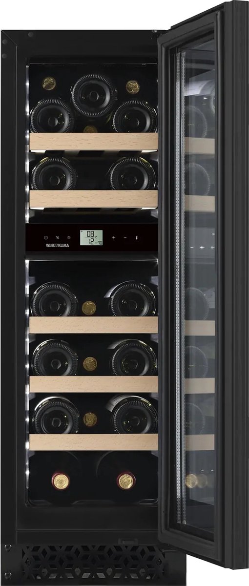 Wine Klima D20-OB78-Push Wijnklimaatkast Onderbouw 2 Zones 20 Flessen - Wine Klima - €1.259,00