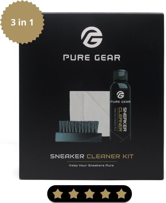 Pure Gear - Sneaker Cleaner - Essentials Box - Cleaner - Brosse - Lingette