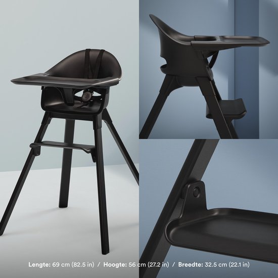 Stokke® Clikk™ Kinderstoel - Midnight Black van Stokke — afbeelding 2