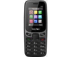 Beafon C80 LTE 4G eenvoudige gsm 4,5 cm (1.77") 67 g Zwart