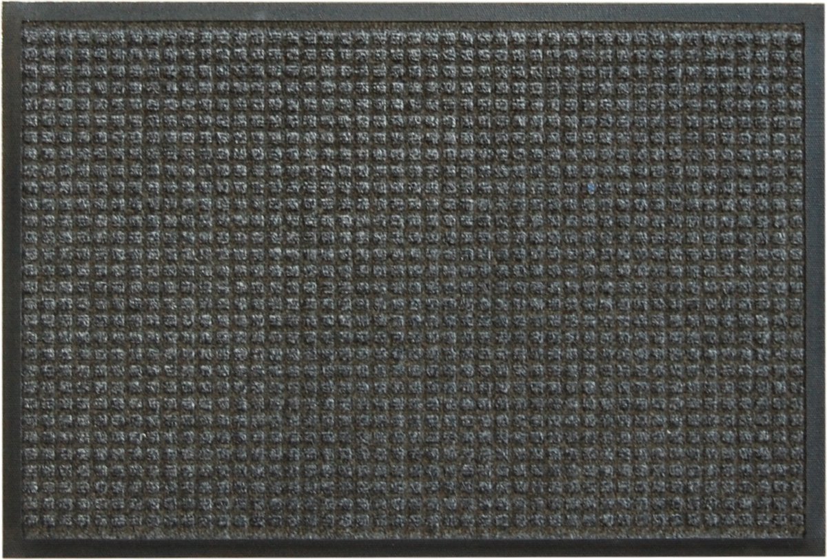LogoMatz Schoonloopmat Plus 60cm x 90cm Antraciet - drukke entrees - vuil en vocht vasthoudend - groot schraapeffect