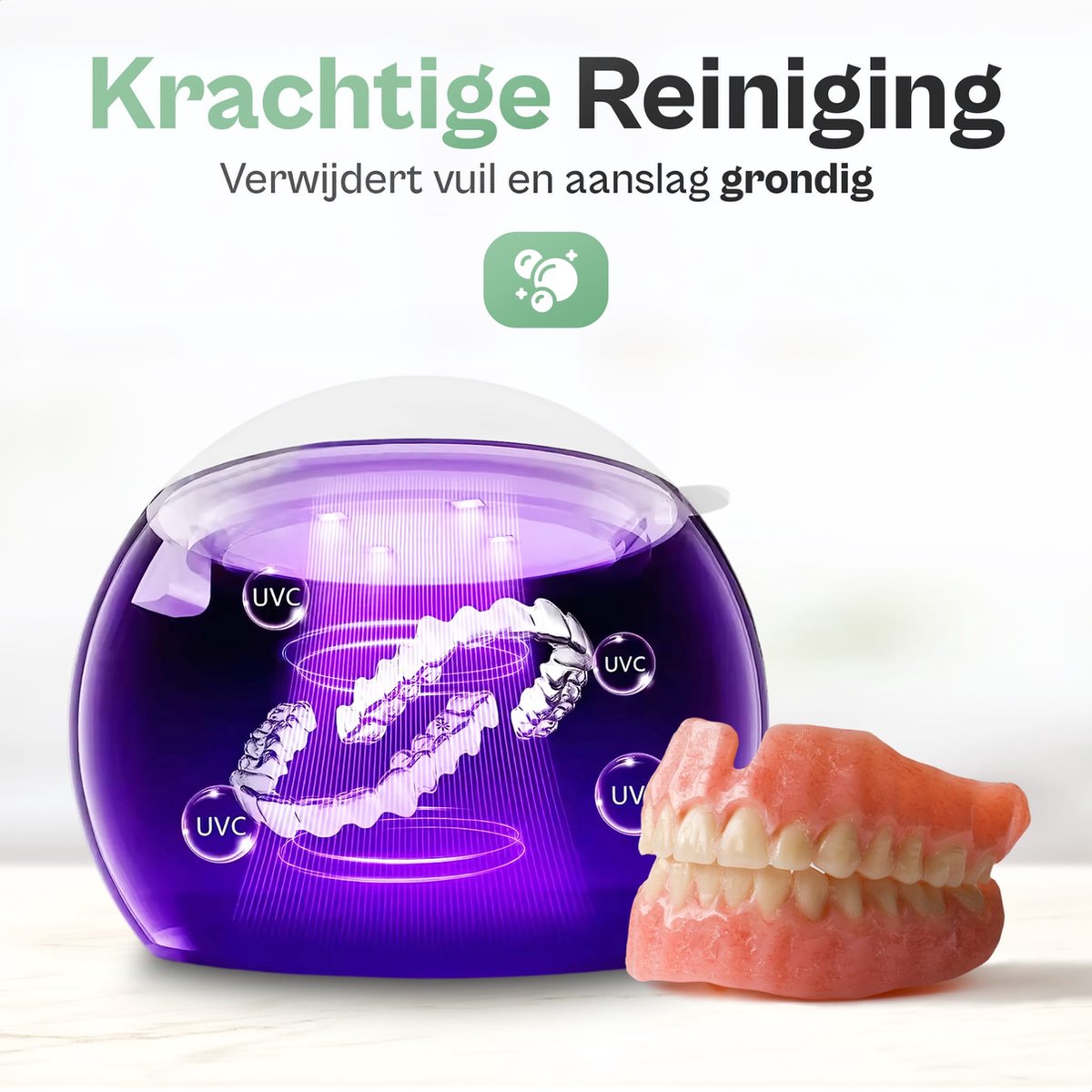 OEM ultraschall-prothesenreiniger für zuhause mini-retainer-reinigungsmaschine t