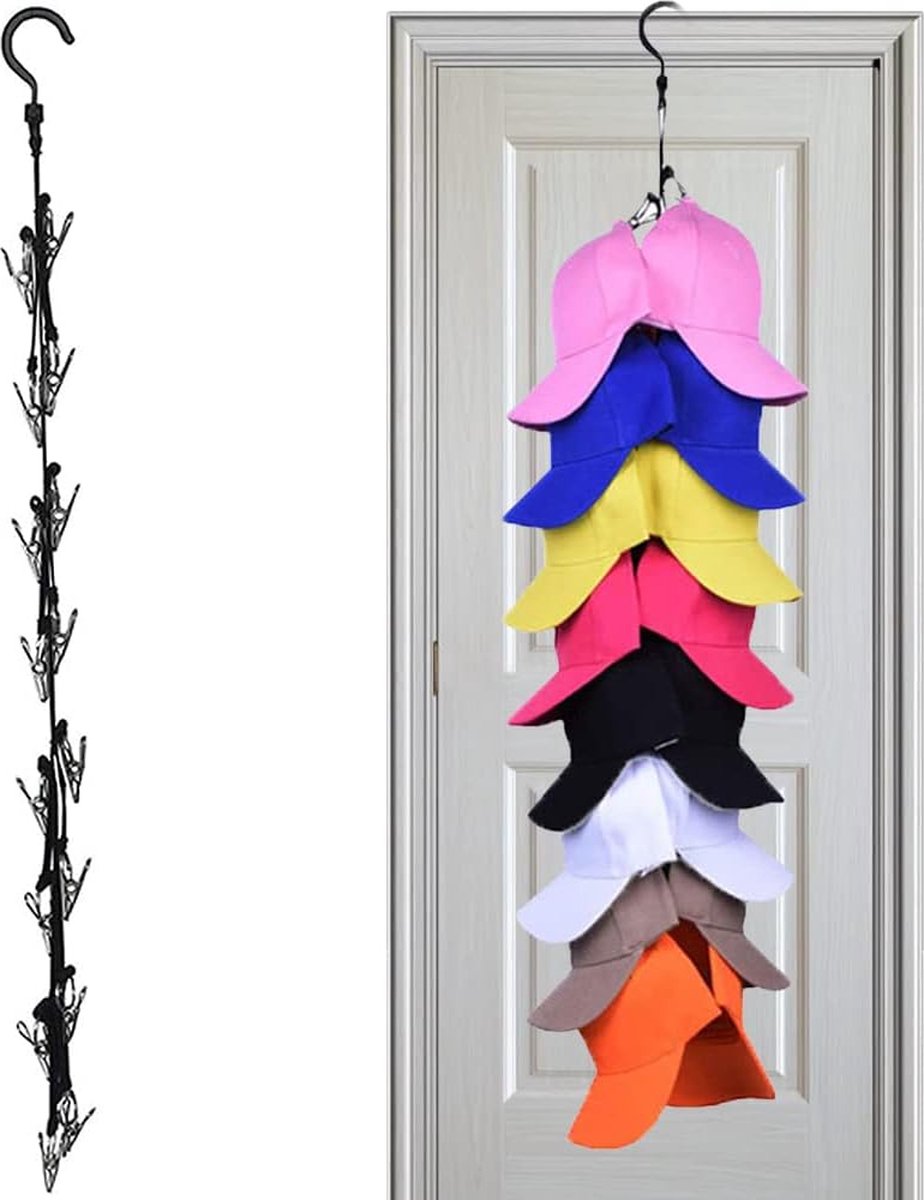 Goodivery ® Praktische Hoedenorganisator en Accessoirehouder voor Deurmontage
