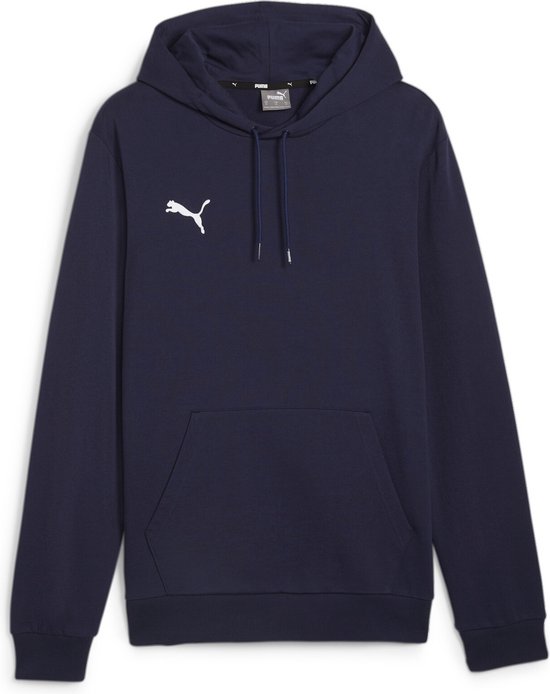 PUMA teamGOAL Casuals Hoody Pull de sport pour homme - PUMA Navy - PUMA White - Taille M