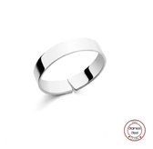Soraro Zilverkleurig Classic Klemring | 17MM | Zilverkleurig Klassieke ring | Goldplated | Ringen Mannen | Ringen Heren | Cadeau voor Man | Mannen Cadeautjes