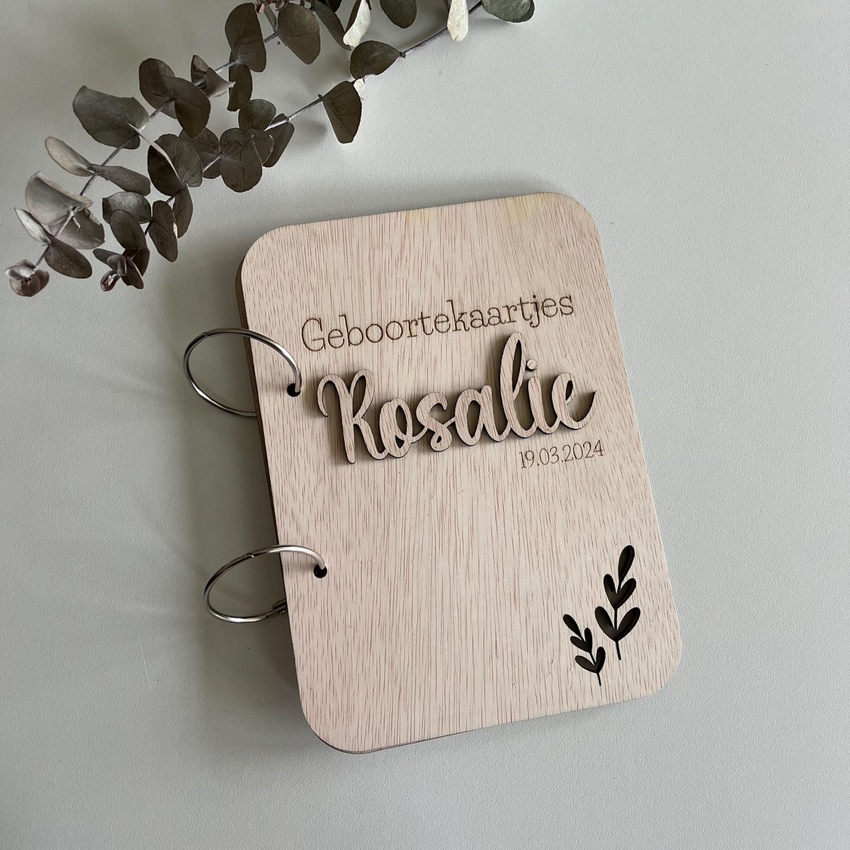 Goedkoopste Geboortekaartjes bundel met naam (plant