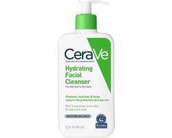 CeraVe Hydrating Facial Cleanser – Reinigingscrème – Normale tot Droge Huid – 355 ml