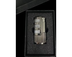Luxueuze Torch Aansteker met Krachtige Triple Flame – Perfect voor Sigaren Professionele Sigarenaansteker – Stijlvol, Efficiënt en Betrouwbaar Krachtige Windbestendige Sigarenaansteker met Luxe Design
