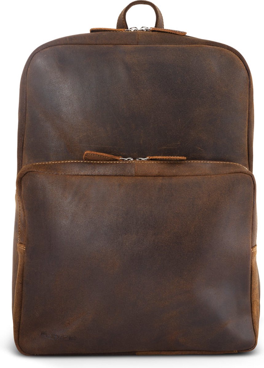 Plevier Sheffield rugzak 16 inch bruin.