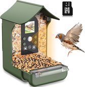 Bol.com Vogelhuis met camera - Wildcamera met Nachtzicht - Nestkast met Camera - Groen aanbieding