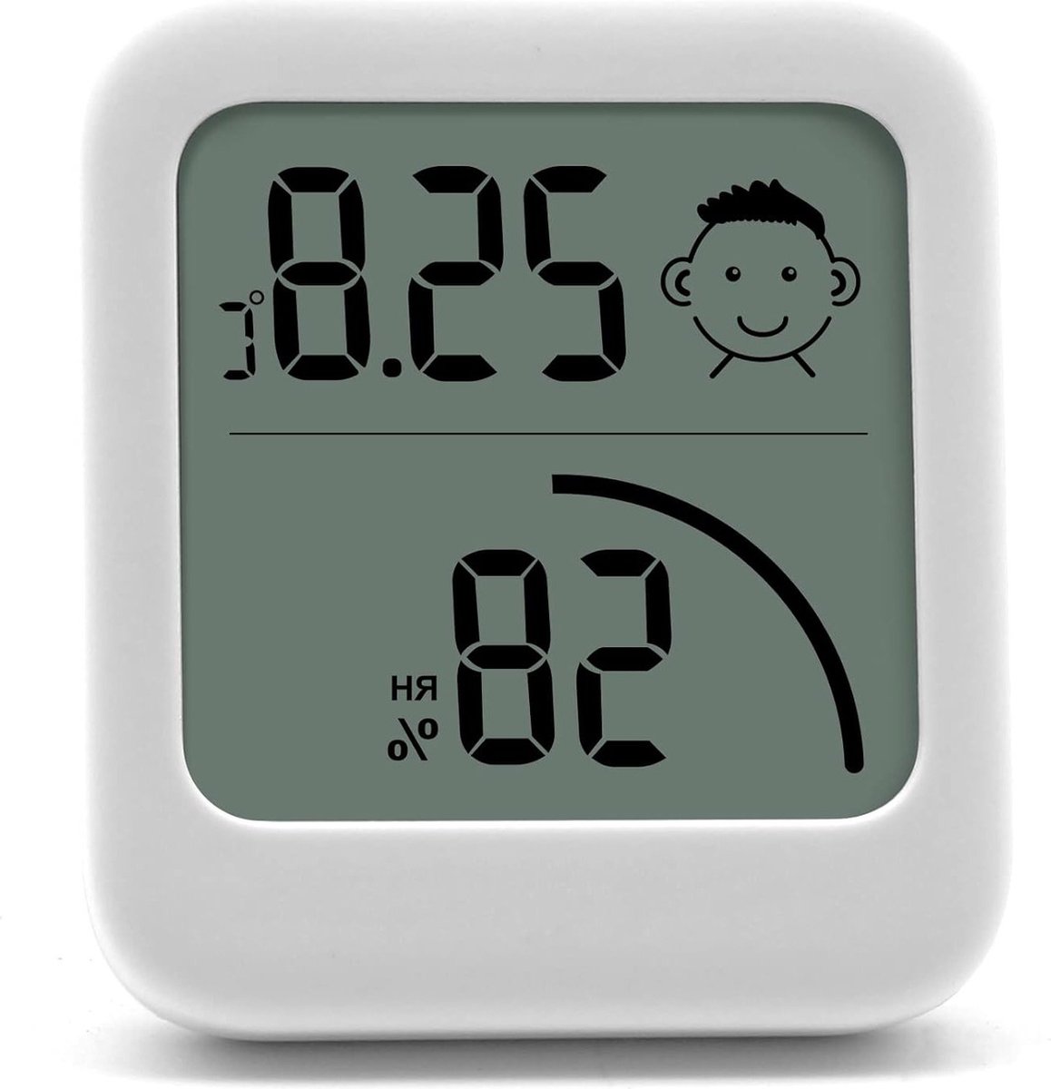 oCreon Digitale Thermo-Hygrometer Kamerthermometer met Indicatormeter voor Klimaatbeheersing