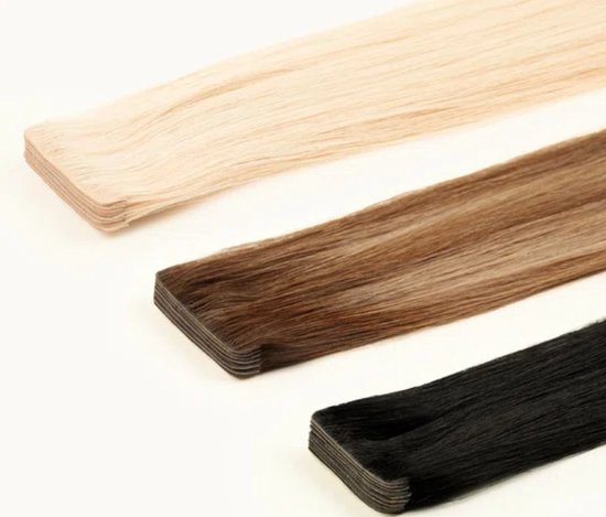 LUXEXTEND Invisible Tape Hair Extensions #2 | 10 Stuks | 25 gram | 60 CM