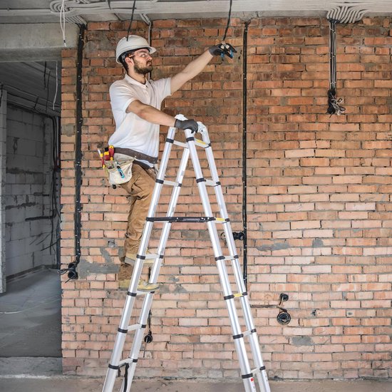 LARS360 Telescopische ladder, multifunctioneel, 3,2 meter LARS360 Telescopische ladder, multifunctioneel, 3,2 meter