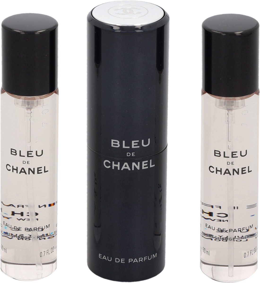 BLEU DE CHANEL 20ml×3 オードトワレ スプレー Chanel Bleu de Chanel Twist and Spray - 3 x 20 ml - eau de parfum