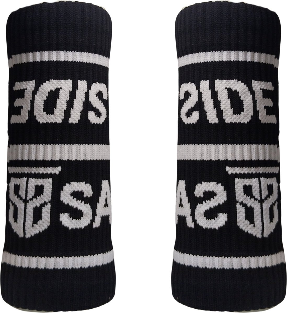 Sandside Zweetband Pols 3 Paar - Zweetbandjes Geschikt voor Crossfit - Zwart One Size - Extra Groot
