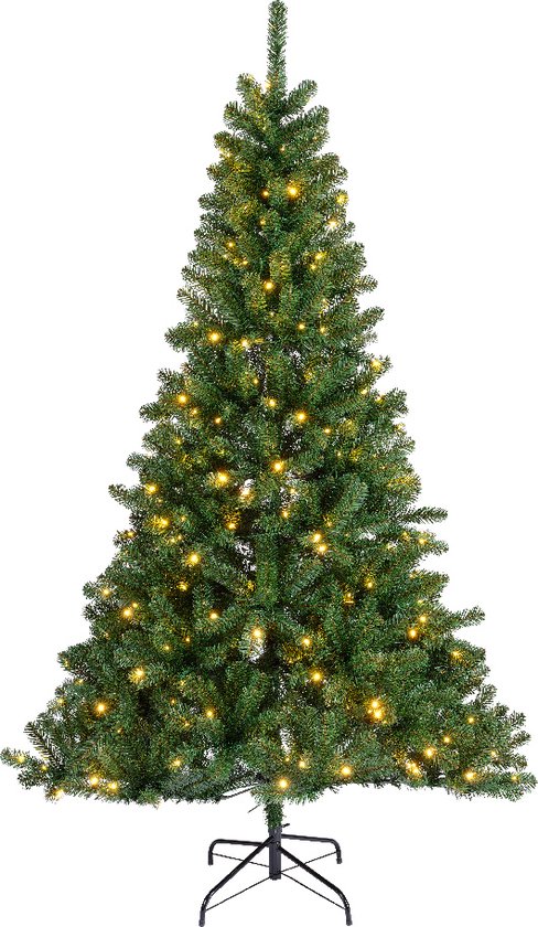 Foto: Monarch kerstboom met 260 warm witte leds 116x180 cm