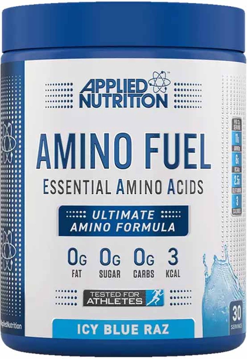 Goedkoopste Aminozuren - Amino Fuel EAA 390g Applied Nutrition - ICY BLUE RAZ