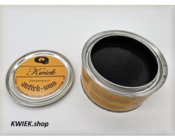 KWIEK antiekwas - DONKERBRUIN - de echte onderhoudswas volgens oudhollands recept - 375 ml - makkelijk in gebruik - meubel - antiek - meubelwas - bijenwas - boenwas - terpentijnwas - kleur midden bruin - De Enige Echte KWIEK was