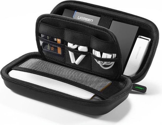 Afsnijden fusie kennis Gadget Case - Oplader Tas - Accesoires Tas voor Oortjes, USB-Sticks en  Power Bank -... | bol.com