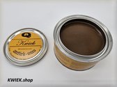 KWIEK antiekwas - MIDDENBRUIN - de echte onderhoudswas volgens oudhollands recept - 375 ml - makkelijk in gebruik - meubel - antiek - meubelwas - bijenwas - boenwas - terpentijnwas - kleur midden bruin - De Enige Echte KWIEK was