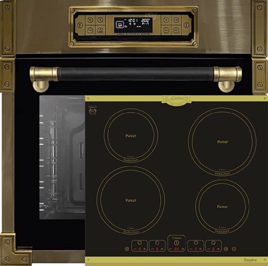 GURARI fornuis GCH E 612 Cr r Retro Induction 60 cm/Range Coocker / 60 L/crème, 8... | bol