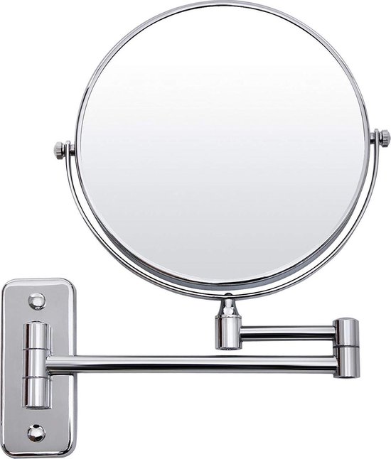 kroeg Oxide kwaliteit 10x Vergrotende Hangende Make-up Spiegel - Scheerspiegel - 360° Ronde  Draaibare Wand... | bol.com