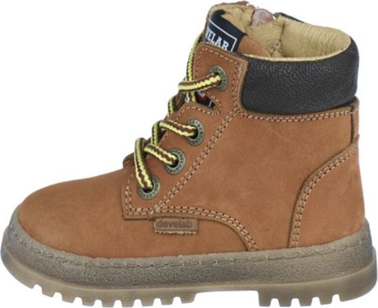 Develab 45161 Bottes pour femmes Garçons - Cognac - Taille 25